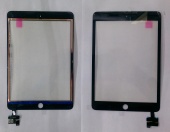iPad Mini 3 (A1599 A1600) - сенсорное стекло (touchscreen) В СБОРЕ черное ORIG