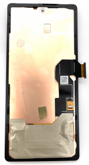 Google Pixel 6A - Дисплей черный LCD ORIG REF в рамке с отпечатком