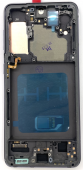 Samsung S21 (G991) - Дисплей черный LCD OLED в рамке