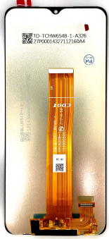 Samsung A125 (A12) - Дисплей черный LCD Original